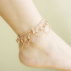 Elegant Anklet, Vintage Bell