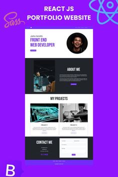 How To Build A Responsive Web Developer Portfolio Website With React JS, Bootstrap 5 and Sass | Full Landing Page Tutorial for Beginners. |  React js, bootstrap 5, Sass, react js portfolio website, responsive portfolio website build with react, bootstrap & sass, web development tutorial, front end web developer skills, html, css, react website, javascript, react component, responsive design. |  Ionut Cora Web Development YouTube channel ► https://www.youtube.com/@ionutcora |  Watch on YouTube direct link ► https://youtu.be/i-qHs17tn_I?si=74H9MYtkmcGB28Yw  #reactjs #coding #website #webdesign #webdevelopment Front End Developer Portfolio, Web Developer Portfolio Website, Web Developer Portfolio, Webpage Design Layout, Developer Portfolio, Personal Website Design, Website Responsive, Website Tutorial, Computer Science Programming