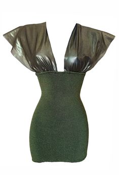 Dive in to effortless elegance in our new MIRÓ dress- designed to elevate your resort wardrobe. Made in our lightweight, breathable crinkle fabric and a sheer drop waist, the MIRÓ is perfect for sunny days or balmy nights. Gold mesh Metallic Olive crinkle 2-in-1- wear two ways Baddie Dress Outfit, Statement Pieces Clothing, Green Beaded Dress, Show Stopper Dress, Trill Fashion, Crochet Upcycle, Heart Couture, Resort Wardrobe, Dhgate Finds