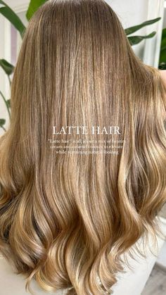 Autumn Blonde Balayage, Light Honey Brown Hair Balayage, Latte Blonde Hair, Butterscotch Blonde Hair, Latte Balayage, Latte Hair Color, Lightest Brown Hair, Latte Hair, Dark Blonde Balayage