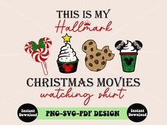 this is my hallmark christmas movies watching shirt svg - dxf cut file