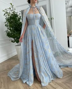 Matoshi Dress, Teuta Matoshi, Cape Gown, Royal Dresses, Fairytale Dress, Fantasy Dress, Fancy Dresses, Ball Dresses, Gorgeous Dresses