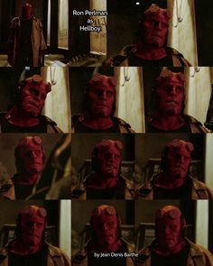 the many faces of hellboy from hellboy's movie, hellboy 2