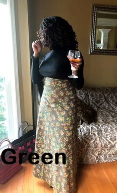 "These gorgeous wrap skirts never go out of style! Very flattering to all shapes and sizes! Fits sizes XS-3XL Skirt can also be worn as a dress, can create 5+ different looks out of one piece. Skirt is 64\" wide, 46\" long, belt length is 52\" on each side. Limited Collection. Click here for more selections: https://2fashionbydesign.etsy.com" Lined Mini Wrap Skirt For Fall, Chic Fitted Wrap Skirt For Fall, Fitted Flared Wrap Skirt For Fall, Flowy Long Wrap Skirt For Fall, Fitted Asymmetrical Maxi Skirt For Fall, Fall Flowy Long Wrap Skirt, Non-stretch Lined Pencil Skirt For Fall, Fitted Midi Wrap Skirt With Lined Detail, Fitted Midi Wrap Skirt With Lining