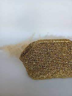 Metallic Gold Clutch Bag, Unique Women Handmade Bag, Gold Shiny Crochet Bag, Modern Pouch Bag, Luxury Evening Knitted Accessory - Etsy Handwoven Gold Rectangular Straw Bag, Handwoven Rectangular Gold Straw Bag, Gold Rectangular Woven Shoulder Bag, Gold Rectangular Handwoven Shoulder Bag, Gold Woven Straw Clutch Bag, Gold Handwoven Bag As A Gift, Gold Handwoven Bag Gift, Gold Handwoven Bags As Gifts, Elegant Handwoven Gold Bag