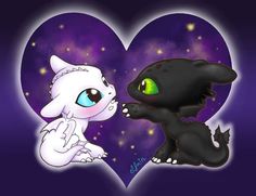 two black and white cats in front of a heart shaped purple background with stars on it