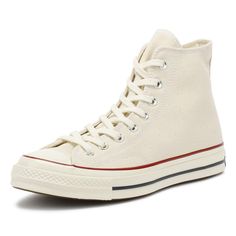 PRICES MAY VARY. Fabric: Canvas Rubber sole Padded insole High tops Flat profile White Hightop Converse, Taylor Name, Converse Classic, Versatile Sneakers, Local Products, Vintage Details, Converse Chuck 70, Fabric Canvas, 70s Style