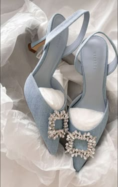 Blue Elegant Heels, Pretty Heels Classy, Elegant Heels Classy, Fancy Heels Classy, Bedroom Heels, Stile Hijab, Heels Aesthetic