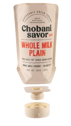 chobani savor whole milk plain