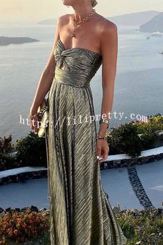 Lilipretty Symbolize Hope Off Shoulder Smoking High Slit Dress – lilipretty 파티 드레스, Shiny Dresses, Silver Dress, Maxi Dress Party, Tube Dress, Celebrity Dresses