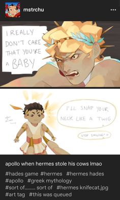 Dreaming of your own death is often a positive sign that changes and new beginnings lie ahead, according to dream e... Apollo Hades Game, Antinous X Telemachus, Patrochilles Memes, Hermes X Apollo, Apollo X Hermes, Greek Gods Fanart, Hades Achilles, Achilles Hades, Greek Mythology Fanart