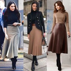 Classy Winter Outfits, Mode Chanel, Amal Clooney, Trendy Fall Outfits, Winter Skirt, Stylish Work Outfits, Modest Fashion Outfits, 가을 패션, Work Outfits Women