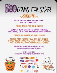 an advertisement for boooograms for sale