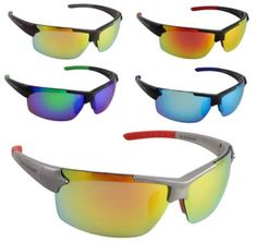 The Optic Edge Frontrunner Sport Sunglasses feature polycarbonate sport wraps with dielectric mirror lenses. The sport sunglasses have rubber nose pads and temple tips that provide comfort and added stability. It has 8 base wraparound curve styling. The plastic sunglasses are lightweight and highly impact resistant. Dielectric mirrored lenses create a brighter, more vibrant field of vision and the coating process provides lenses with superior scratch resistance and durability. The UV sunglasses Plastic Sunglasses, Sport Sunglasses, Uv Sunglasses, Tractor Supplies, Tractor Supply, Sports Sunglasses, Eyewear Sunglasses, Tractor, Mirrored Sunglasses