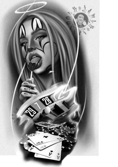 #girl Tattoes,#halloween Tattoes,#Tattoes ideas Chicano Woman, Gangsta Tattoos, Cholo Art, Chicano Art Tattoos, Mother Tattoos