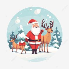 merry christmas santa clause on reindeer enjoy vector illustration christmas reindeer santa reinde Illustration Christmas, Santa Reindeer, Merry Christmas Santa, Santa Clause, Reindeer Christmas, Santa And Reindeer, Graphic Designs, Christmas Animals, Illustration Vector