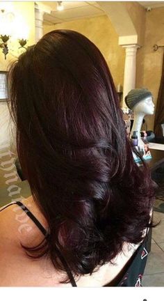 Bold Red Hair, Dark Cherry Hair, Cherry Hair Colors, Plum Hair