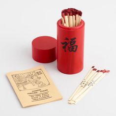 matches are in a red box with chinese writing on it and next to some matches