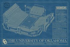 the university of oklahoma stadium blueprint