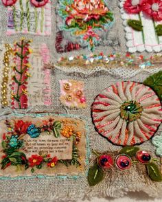 Slow Stitching Tutorial, Ankle Recovery, Knitting Quilt, Prompt Ideas, Fabric Books