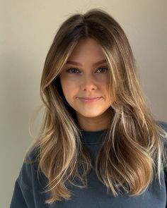 You don’t need your hair colored you just need a haircut!!! 🙏🏻 We did her color over 6 MONTHS ago!! Sometimes all you need is a refresh… | Instagram Winter Tone Hair Color, Creamy Light Brown Hair, Bronde Balayage Mid Length Hair, Dirty Blonde With Brown Highlights, Low Contrast Blonde, Hailey Bieber Balayage, Aspen Ovard Hair, Light Brown Hair Subtle Highlights, Quarter Head Foils Hair