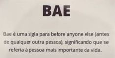 a piece of paper with the words bae written in spanish and english on it,