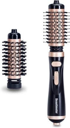 Store New Arrivals Add to Favorite View Feedback Contact Hair Dryer Brush 3-In-1 round Hot Air Spin Brush Kit for Styling Description Item model number CT-521 Power Source Corded Electric Color Black & Gold Wattage 1000 watts Material Plastic, Metal Product Dimensions 14.3 x 2.24 x 2.36 inches; 1.63 Pounds [ 3-in-1 HOT AIR BRUSH KIT ] The rotating hot air brush is a convenient styling tool that combines hair dryer, hair comb, and hair styling tool all-in-one. Its round-shaped barrel helps to cre Rotating Hair Dryer, Blow Hair, Hot Air Brush, Round Hair Brush, Curling Brush, Hair Blow Dryer, Dryer Brush, Blow Dry Brush, Hair Care Tools