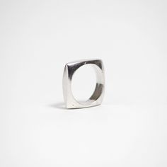 008 Solid Sterling Silver Square Shaped Ring. Unisex. Size 8. Stamped 925. Very Unique. Heavy. Rings Statement, Sterling Silber, Sterling Silver Ring, Statement Rings, Silver Ring, Sterling Silver Rings, Jewelry Rings, Silver Rings, Sterling Silver