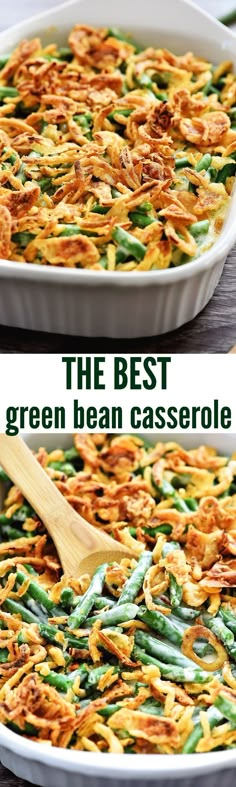 the best green bean casserole recipe ever