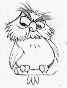 a drawing of an angry bird with big eyes