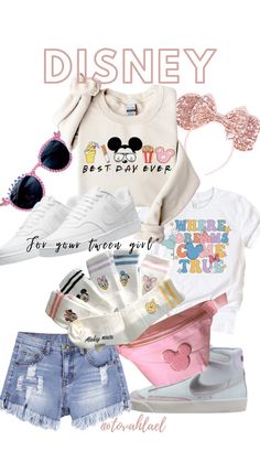 Stitch Outfits Disney, Disney Girl Outfits, Disney Outfits Family, Disneyland Family Outfits, Girls Disney Outfits, Trendy Disney Outfits, Disney World Aesthetic Outfits, Cute Disney Fits, Disney World Christmas Outfit