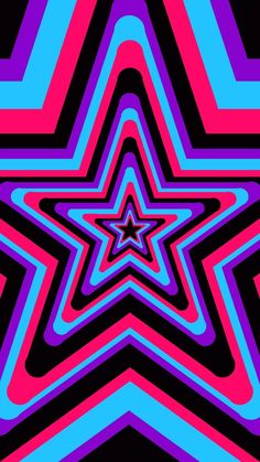 an image of a star pattern in pink and blue