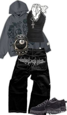 Emo Y2k Summer Outfits, Cute Emo Fits, Y2k Emo Fashion, Emo Y2k Outfits, Different Types Of Styles, Mystic Style, Y2k Tiktok