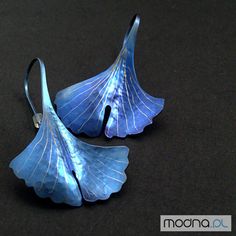 Kolczyki Ginkgo biloba Earrings Cuffs, Titanium Jewelry, Tree Leaves, Pretty Jewelry, Pretty Jewellery, Cuff Links