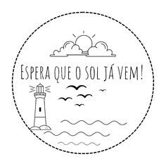 a black and white logo with the words espera que o solja avem