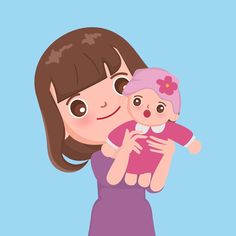 a woman holding a baby doll in her arms