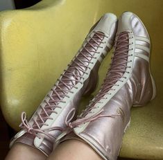 Boxing Boots, Boxing Shoes, Pink Metallic, Swag Shoes, Shoe Obsession