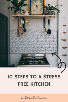 calm kitchen in 10 steps