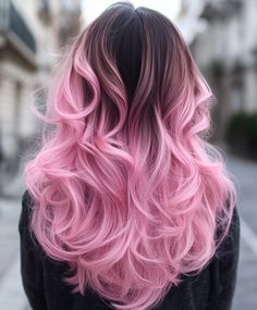 Add a subtle and elegant touch to your pink hair with lilac tips. Visit our page for tips on achieving this beautiful color combination. Save this pin for a chic and sophisticated hairstyle! Tags: #PinkHair #LilacTips #SophisticatedHair Pink And Brunette Hair, Pink And Grey Hair, Purple Hair Ideas, Easy Hair Drawings, Pink Balayage, Highlights Subtle, Pink Hair Ideas, Pink Goddess, Cherry Hair Colors