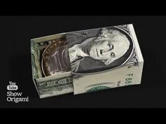 Dollar Bill Gift, Origami Dollar Bill, Easy Money Origami, Money Origami Tutorial, Origami Dollar, Dollar Origami, Diy Music, Origami Ball, Dollar Bill Origami