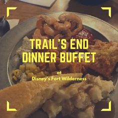 the trail's end dinner buffet at disney's fort wilderness