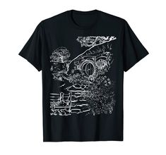 PRICES MAY VARY. hand drawn single color line drawing Lightweight, Classic fit, Double-needle sleeve and bottom hem Underground Home, Underground Homes, Color Lines, Line Drawing, Branded T Shirts, New Zealand, Hand Drawn, Top Styles, Fashion Branding