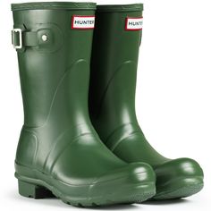 PRICES MAY VARY. Rubber Upper Textile Lining Synthetic Sole Hunter Original Short WFS1000RMA HGR Womens Boots Green - 7 UK - 9 US - 40/41 EU Green Boots For Spring Outdoor Activities, Green Boots For Outdoor Spring Events, Green Boots For Outdoor Spring Activities, Green Waterproof Boots With Round Toe, Green Medium Width Boots With Round Toe, Hunter Rain Boots Outfit, Rain Boots Outfit, Short Rain Boot, Water Boots