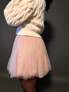 This effortlessly chic tulle mini skirt is designed with a comfy elastic waistband and a trendy godet detail, it's all about that perfect fit and flow. The double-layer lining adds a touch of luxe, giving you a dreamy, layered look that’s perfect for any occasion. Tulle Mini Skirt, Candy Clouds, Cotton Candy Clouds, Layered Look, Easy Step, Sweater Accessories, Cotton Candy, New Shop, Denim Dress