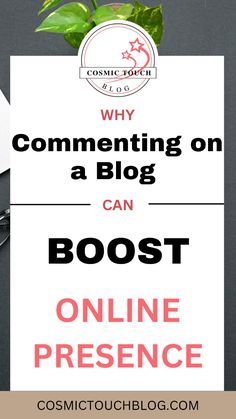 a white sign that says, why blogging on a blog can be the best online presence