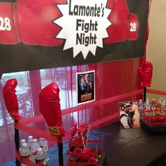 Hoco Floats, Rock Balboa, Boxing Party, Boxing Birthday, 17th Birthday Party Ideas, Wrestling Birthday, Trunker Treat Ideas, 2nd Birthday Party Themes