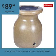 the kolaton kolcapes stone - look rain barrel is $ 89 99