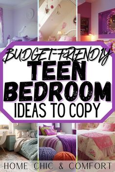 teen bedroom ideas, teenage bedroom ideas, teen bedroom designs, teen room decor, baddie room ideas, purple bedroom ideas, teenager bedroom design, teenager room ideas, lavender room aesthetic, plum bedroom, purple and gray bedroom ideas Teenager Bedroom Girl, Teenage Girl Bedrooms Ideas, Small Bedroom Layout Ideas