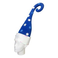 This Blue Elf Hat will definitely make you stand out at your next Party, Hora Loca, Wedding, Corporate Event, Birthday, Quinceanera, or Halloween Party! It can be used as a wedding hats, top hats, photo booth props, or a party favor. Whimsical Party Costume Hats And Headpieces, Whimsical Party Costume Cap, Whimsical Party Hats, Themed Blue Costume Accessories For Party, Whimsical Mini Hats For Parties, Blue Themed Party Costume Accessories, Adjustable Blue Costume Hats And Headpieces, Playful Blue Hat As A Gift, Playful Blue Hat For Gift