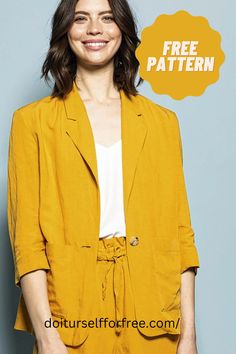 Vera Blazer - Free Sewing Pattern